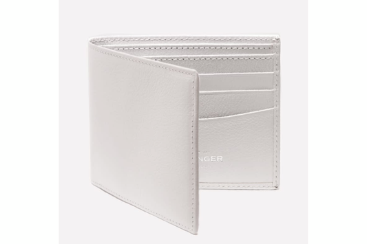 Capra Billfold Wallet - White - onlybrown