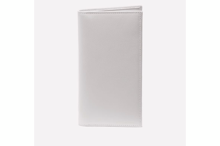 Capra Coat Wallet - White - onlybrown