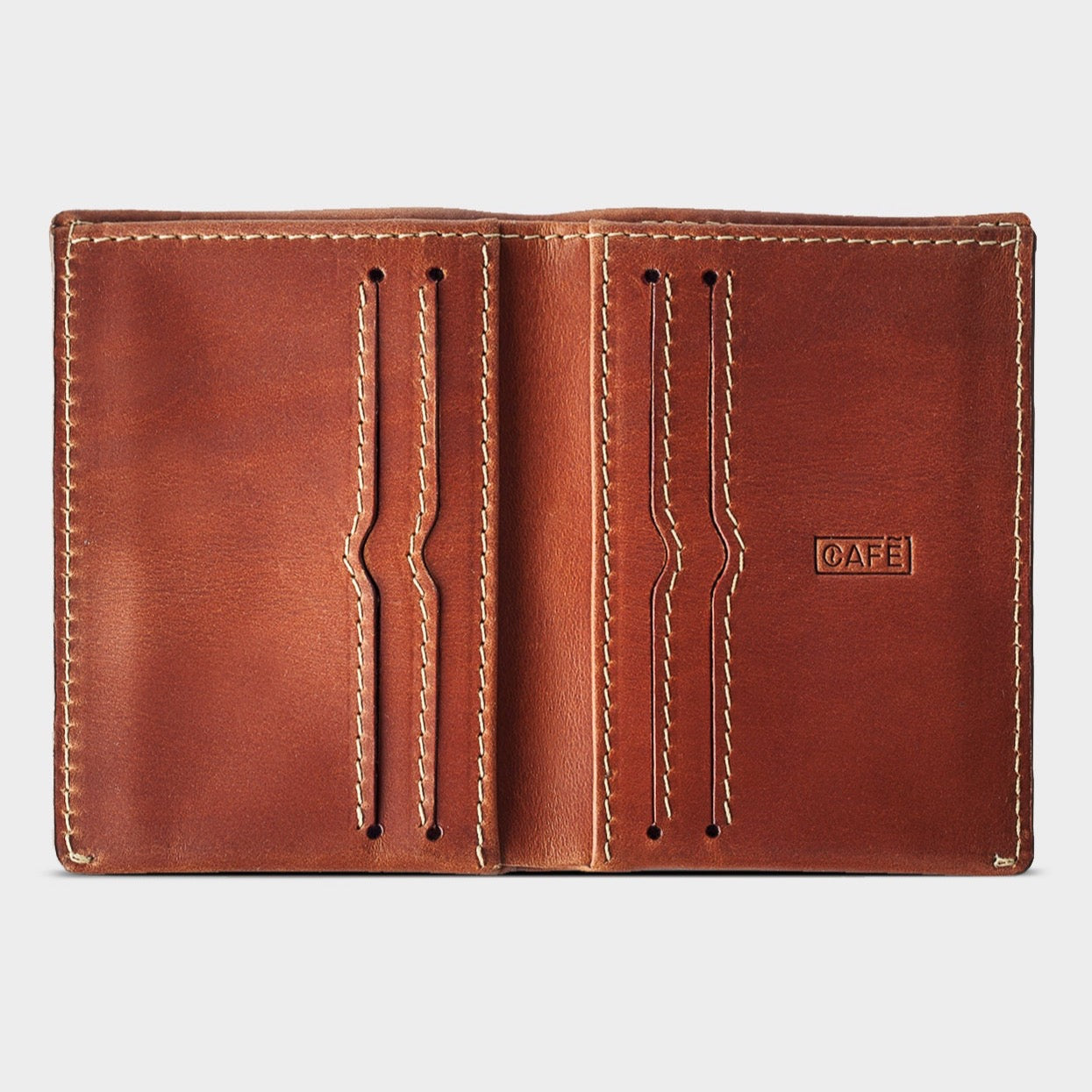 Slim Leather Wallet Costa Rica - Roasted