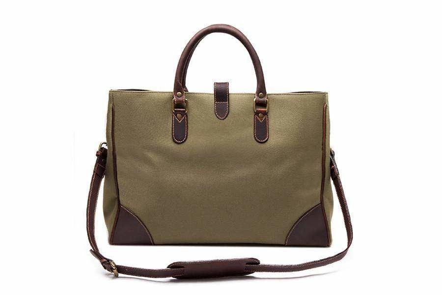 Piccadilly Canvas Tote - Olive - Bags