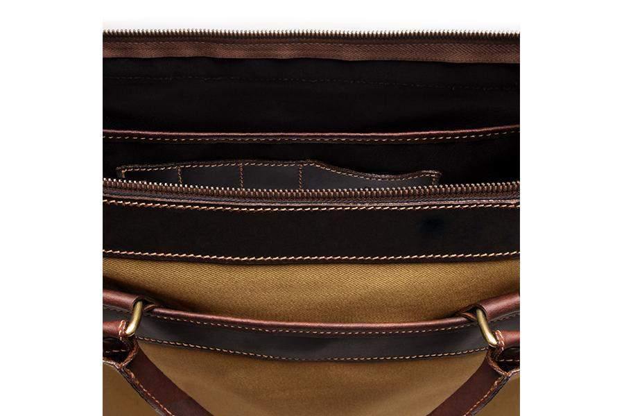 Wimbledon Briefcase - Sand - onlybrown