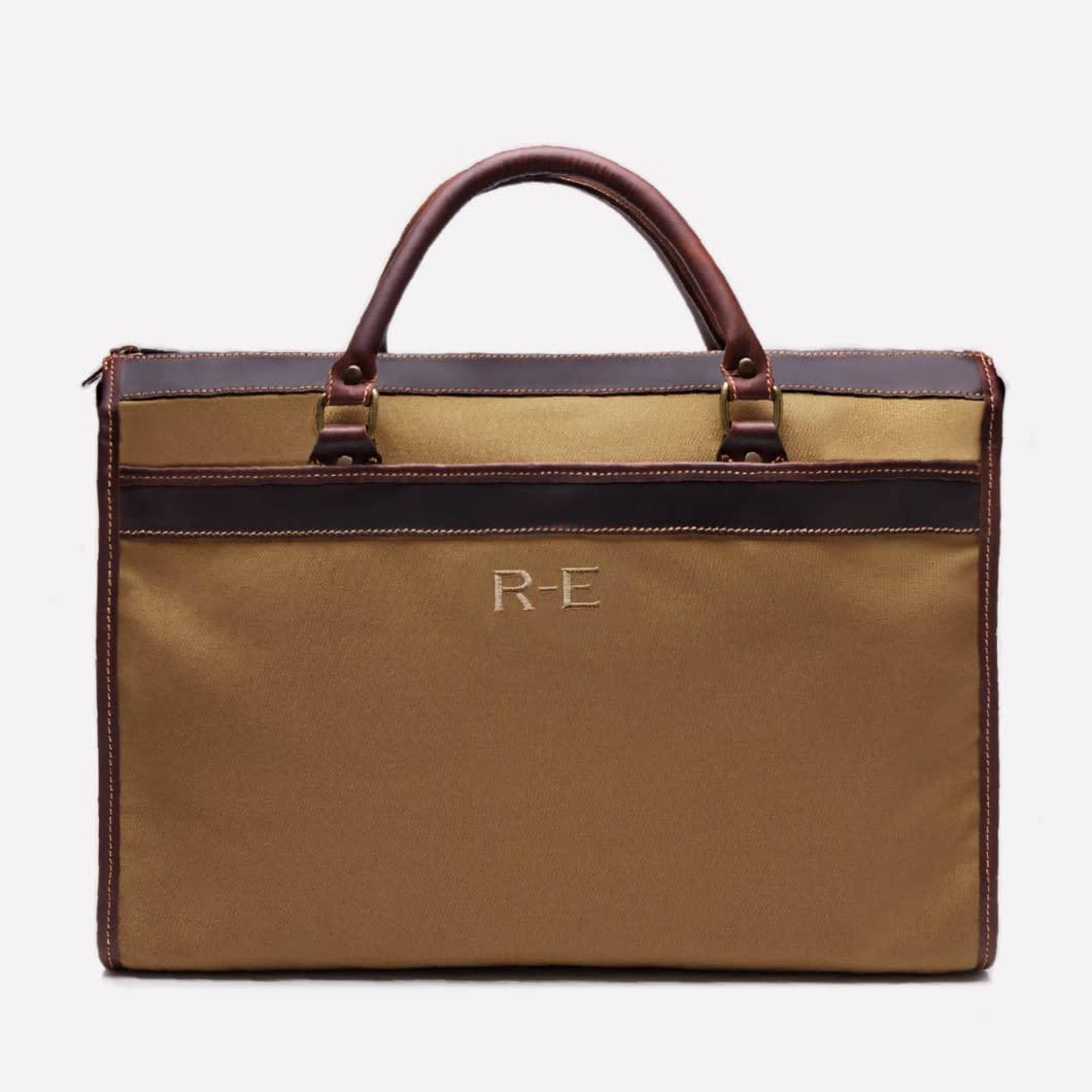 Wimbledon Briefcase - Sand - onlybrown